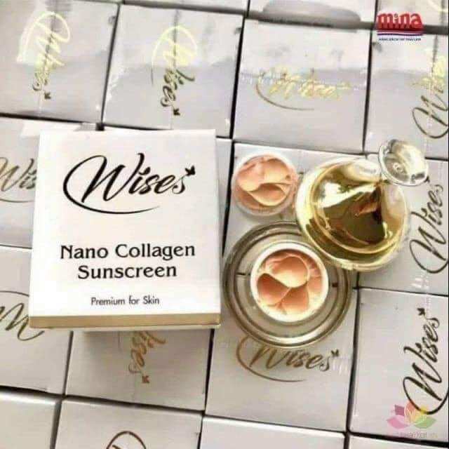 Kem chống nắng wises nano collagen thái lan