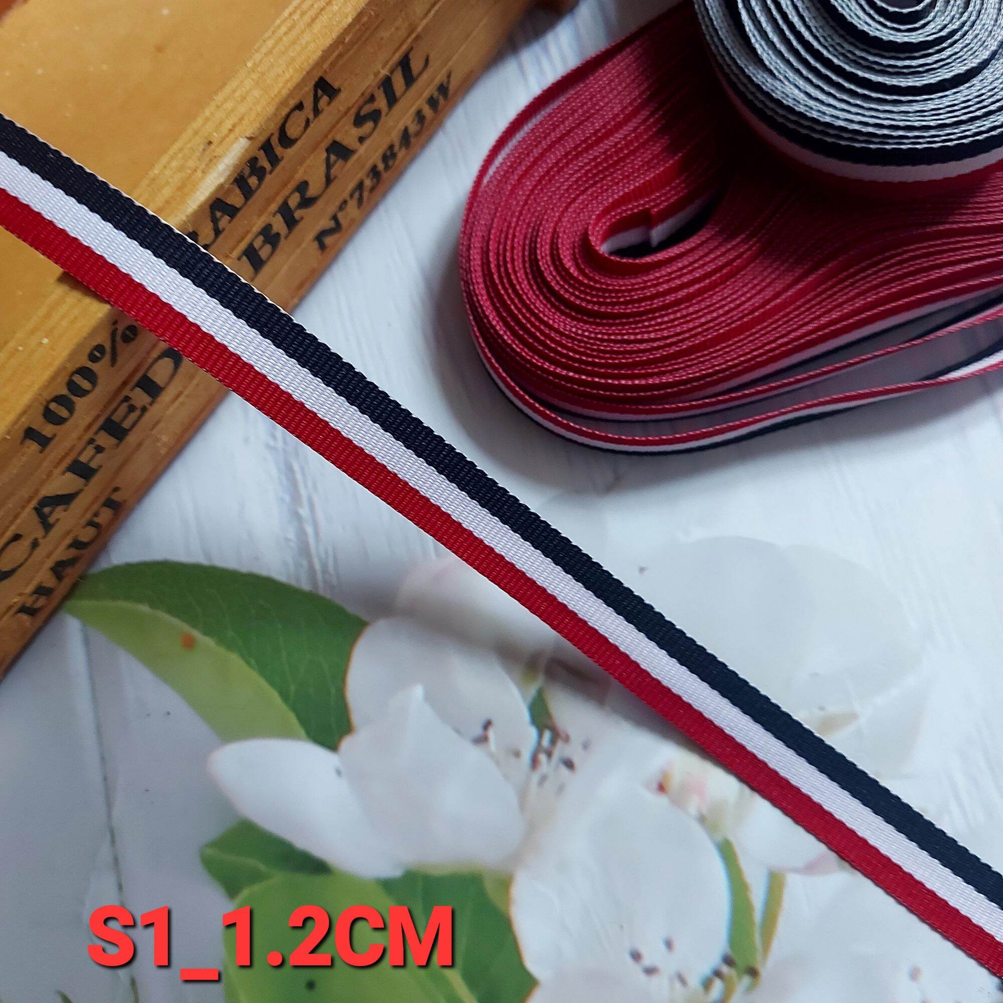 Dây viền trang trí , phụ liệu may vá ,bản rộng 1cm đến 2cm.