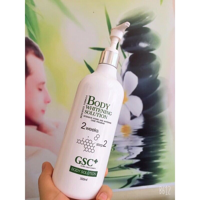 Kem dưỡng trắng da body GSC 500ml