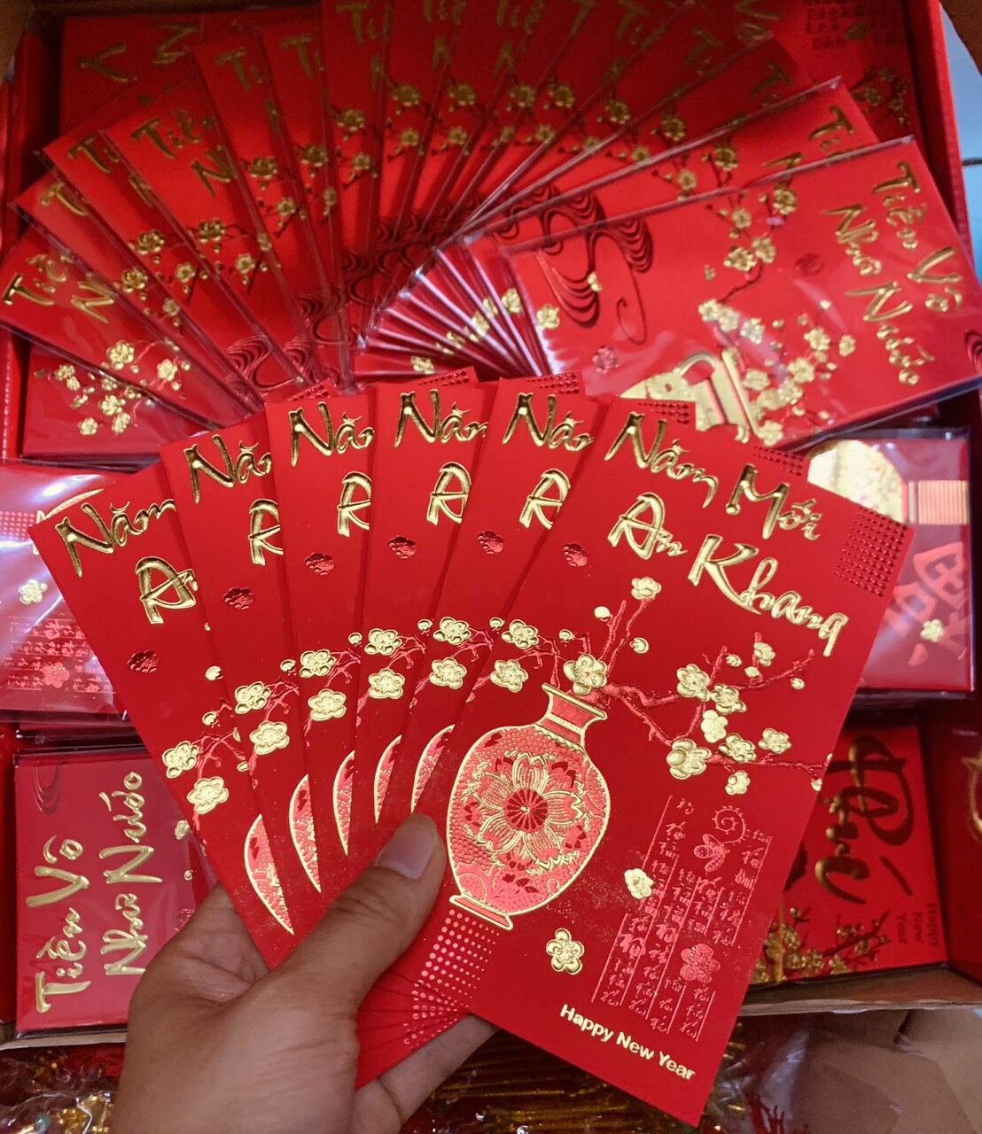 Bao Lì Xì Siêu Đẹp 1 Bịch 6 cái Lớn