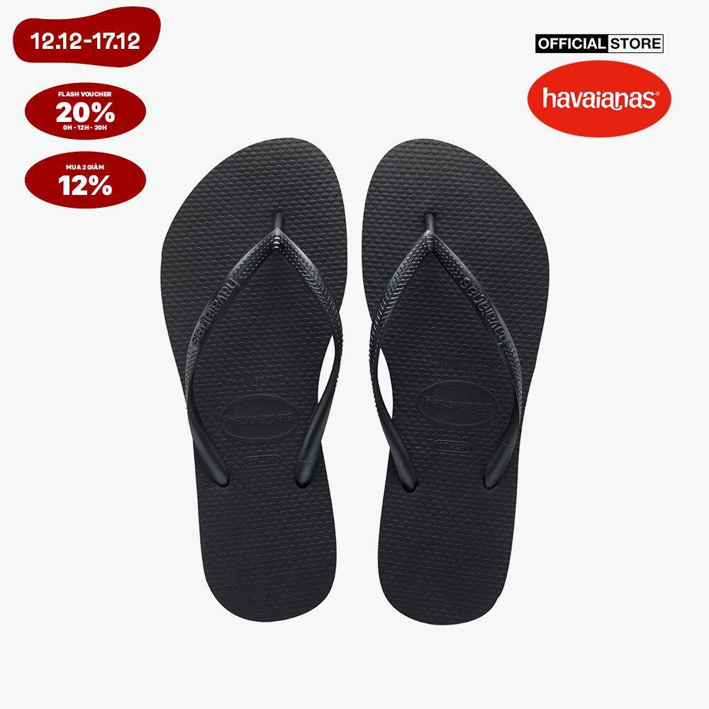 [FLASH VOUCHER 20% + MUA 2 GIẢM 12% + FREESHIP|CHỈ 20H 11/12 - 12/12] HAVAIANAS - Dép nữ Slim 4000030-0090