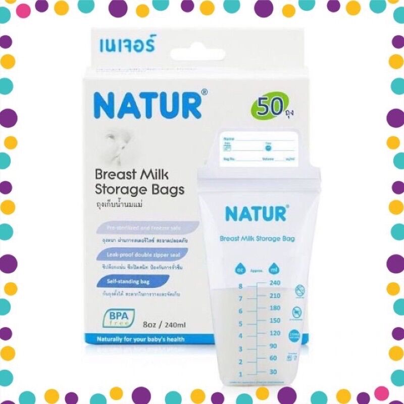 Túi trữ sữa Natur 250ml