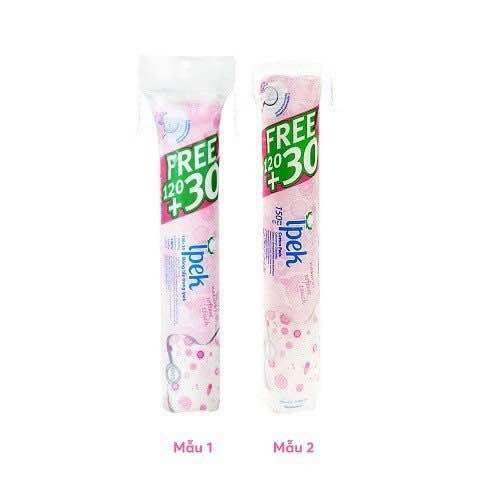 Combo 4 gói bông tẩy trang Ipek 150 miếng ( 120 + 30 miếng)