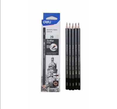Bút chì gỗ 2b deli scribe infinite c005 - bút chì mỹ thuật