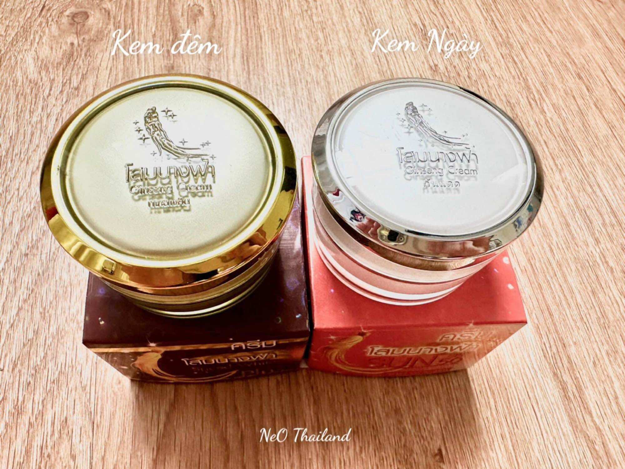 Kem sâm dưỡng trắng da Ginseng ngày và đêm thái lan