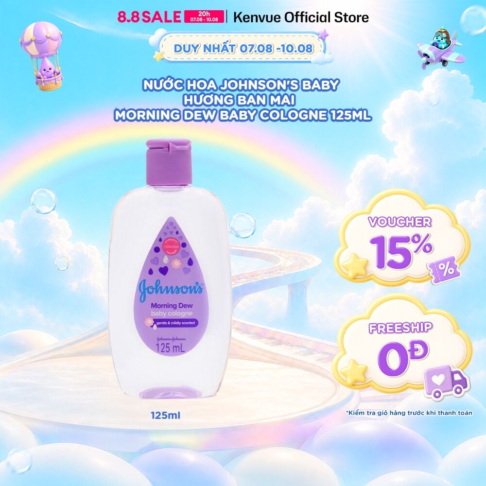 Nước Hoa Cho Bé Johnsons Baby Cologne 125ml