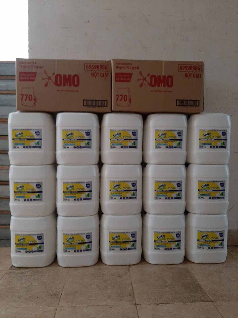 SUNLIGHT Nước Rửa Chén Chanh Mới 9.5kg