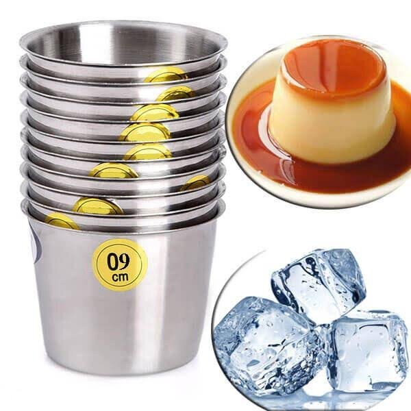Combo 10 Chung Làm Đá Inox - Nhôm