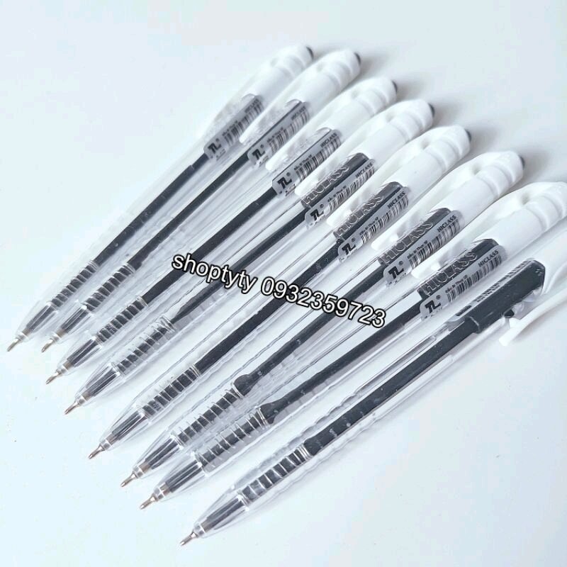 1 Hộp 20 Cây Viết/Bút Bi Xanh, Đỏ, Đen TL 079 Đầu Bút 0.5mm