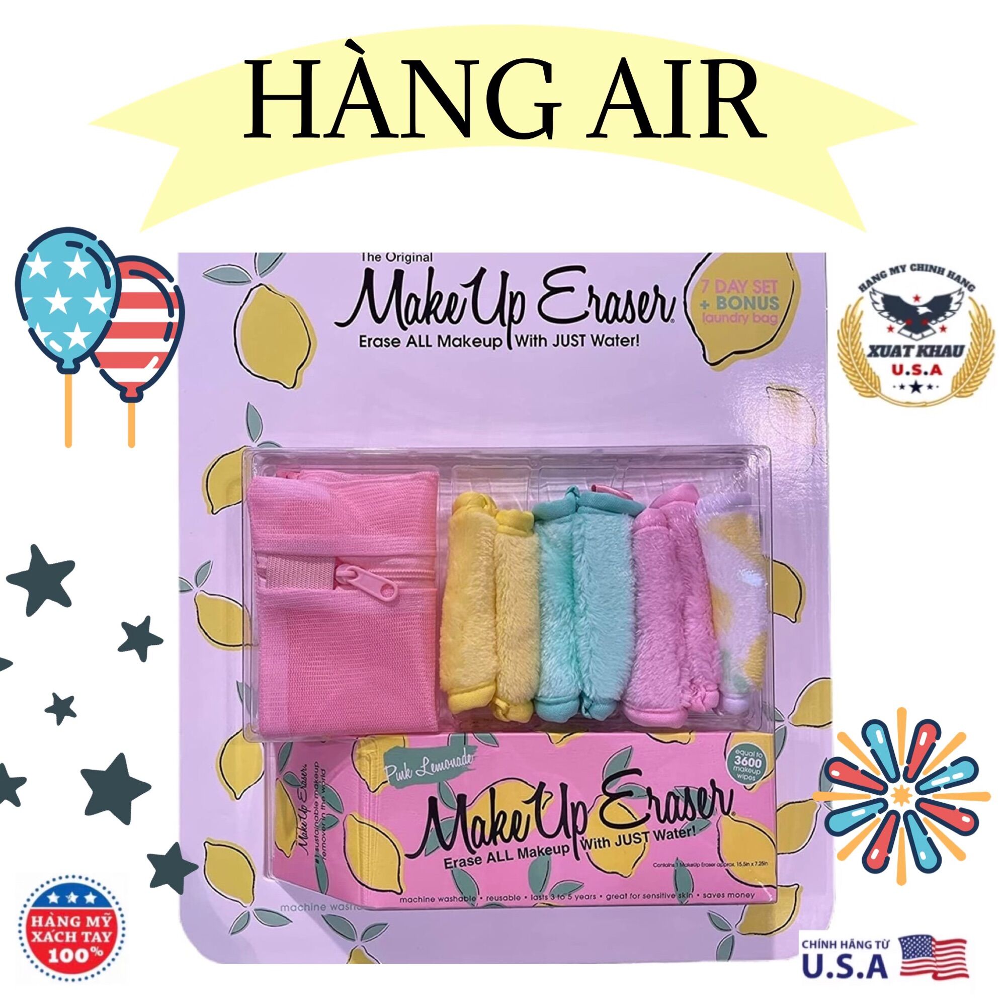 Makeup Eraser - Khăn Tẩy Trang nhập Mỹ  Hàng Mới giá 1 cái