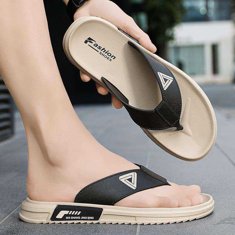 Dép Xỏ Ngón Anqich Dép Đi Biển Xỏ Ngón Dễ Phối Chống Trượt Đi Bên Ngoài Mùa Hè Sành Điệu Cho Nam Dép Lê Nam Mùa Hè Đế Mềm Mùa Hè