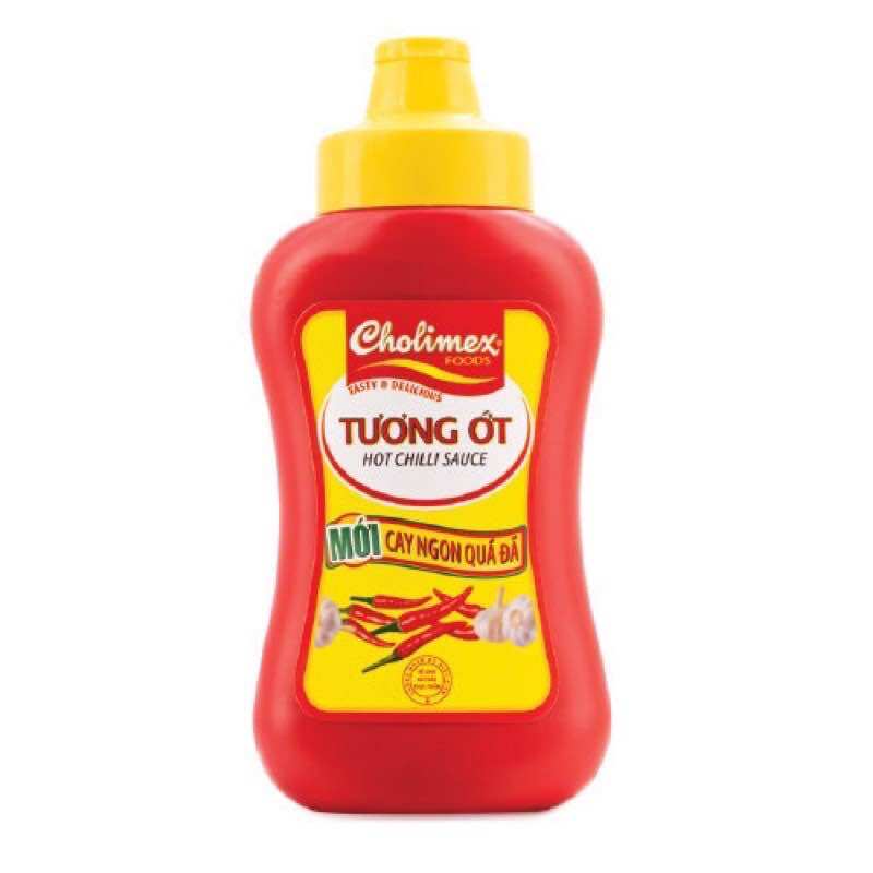 Tương ớt/tương đen/tương cà Cholimex chai 270g