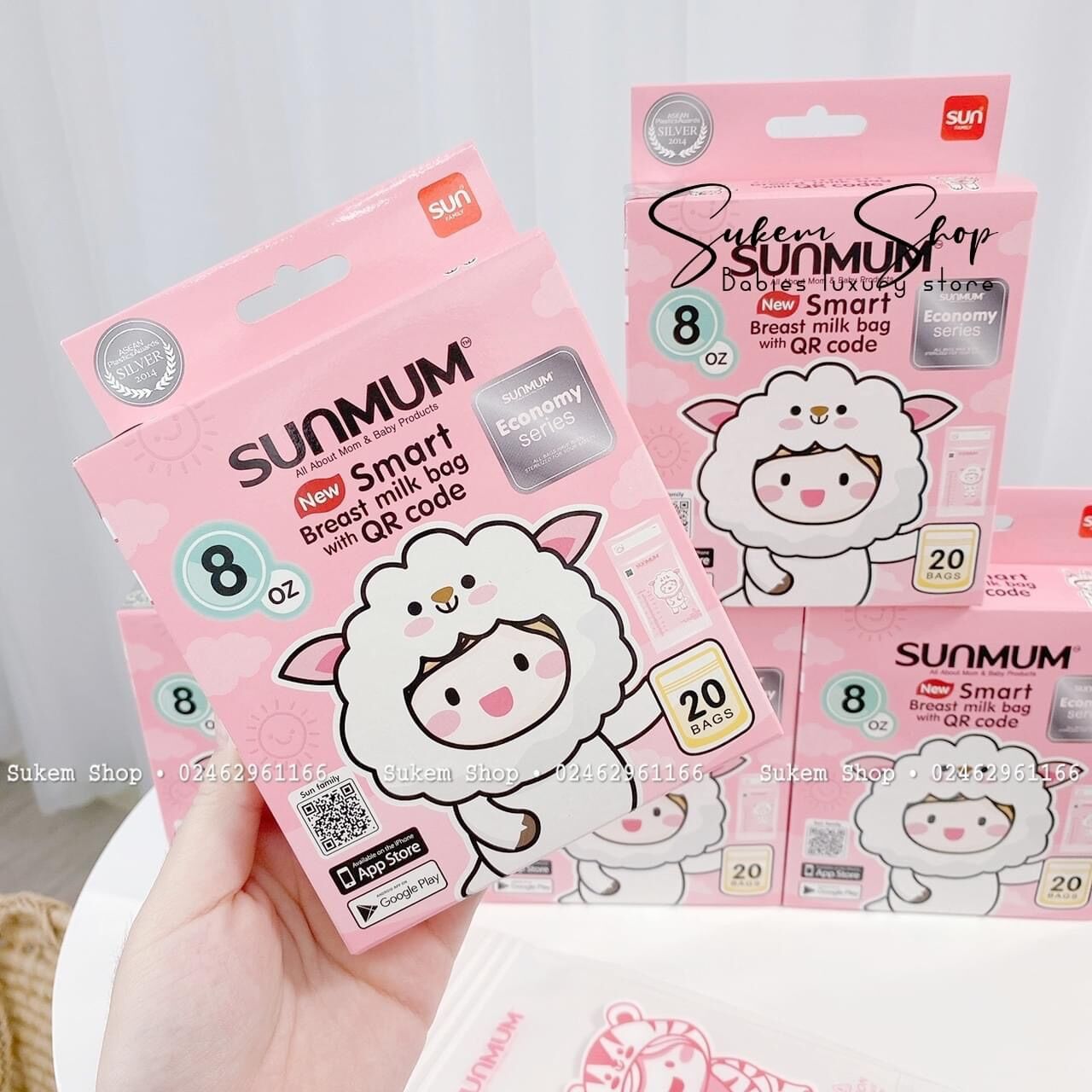 Túi Trữ Sữa Sunmum Thái Lan 100ml/150ml/250ml