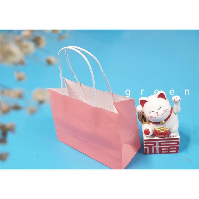 1 cái Túi giấy kraft Hồng size mini