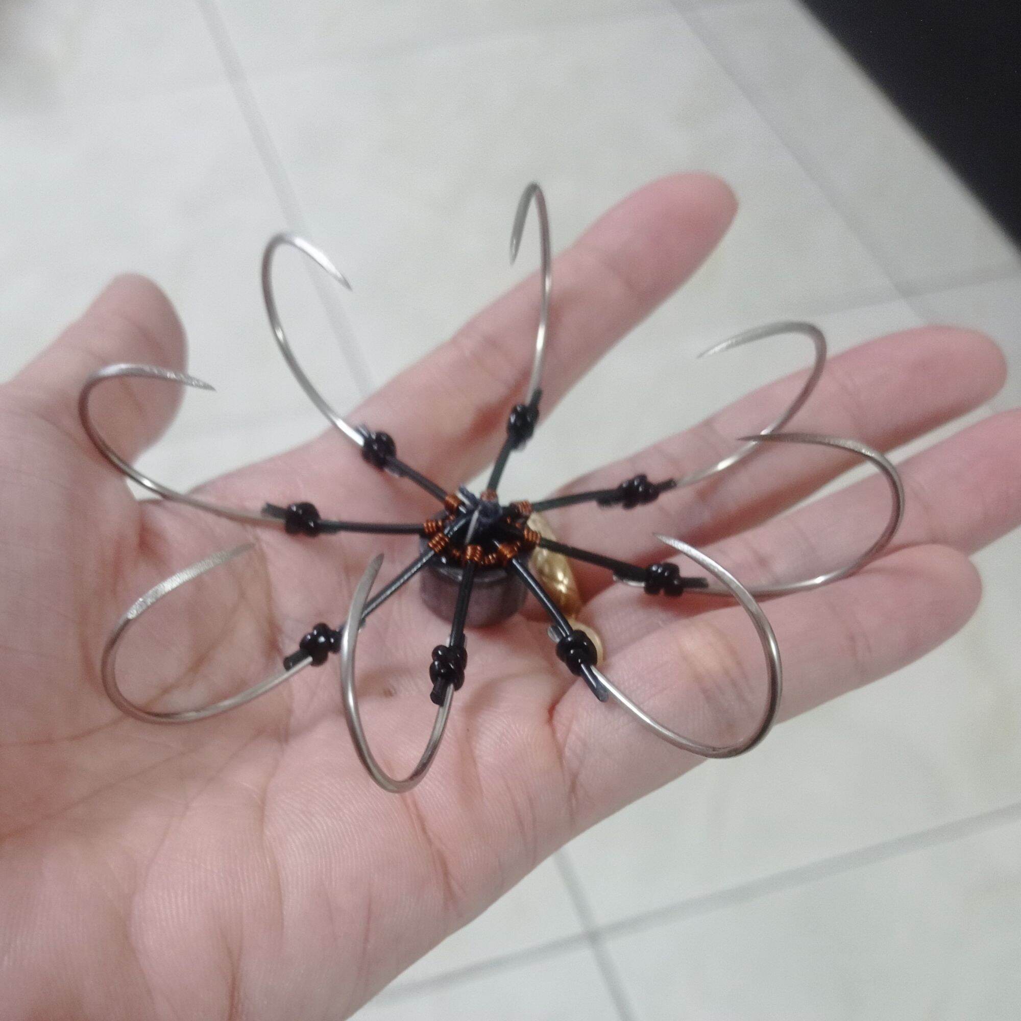 Lưỡi câu bát thép trắng câu biển số 14