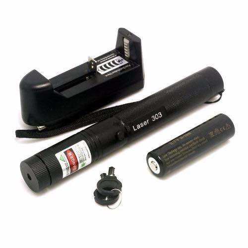 Đèn pin LASER 303 tia sáng xanh