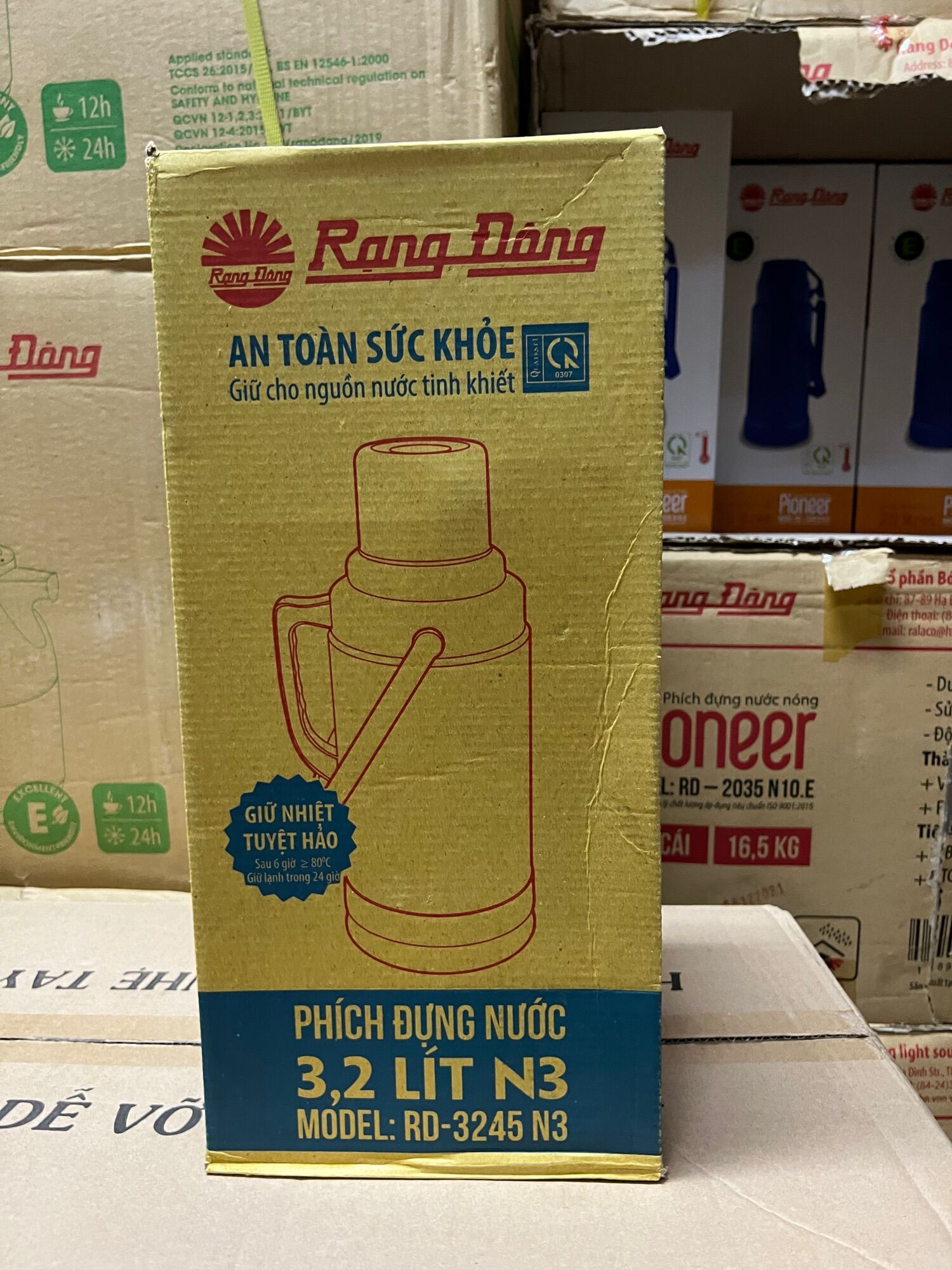 Phích nước rạng đông 3.2l rd-3245 n3 chính hãng