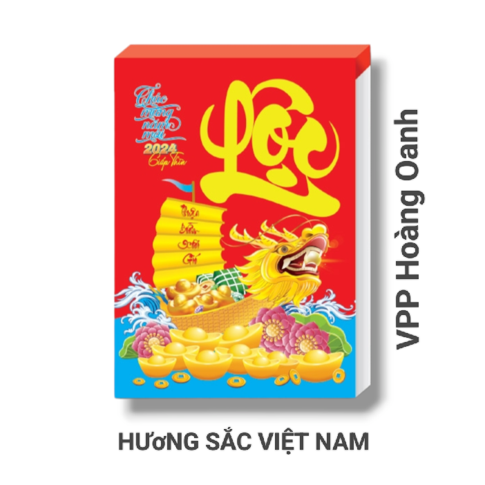 Bloc đại phong cảnh 2024 kích thước 14.5x20.5