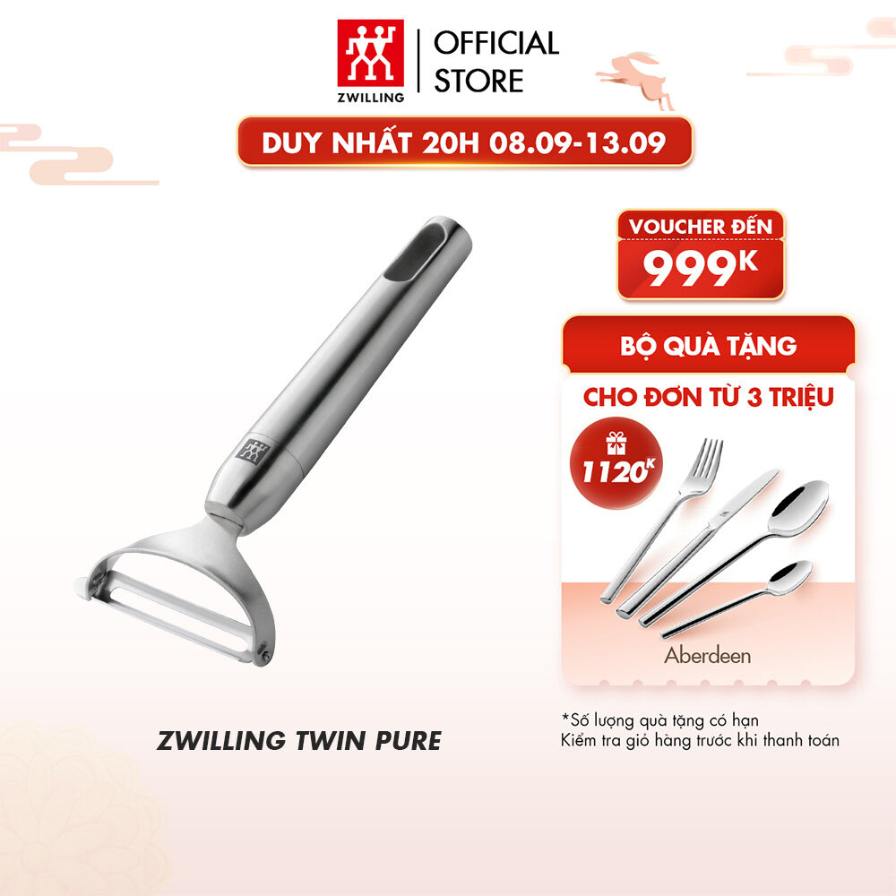 Dao bào chữ Y ZWILLING TWIN Pure steel bằng thép không gỉ 16cm