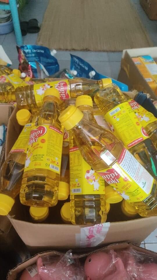 Dầu ăn Happi Koki chai 400ml