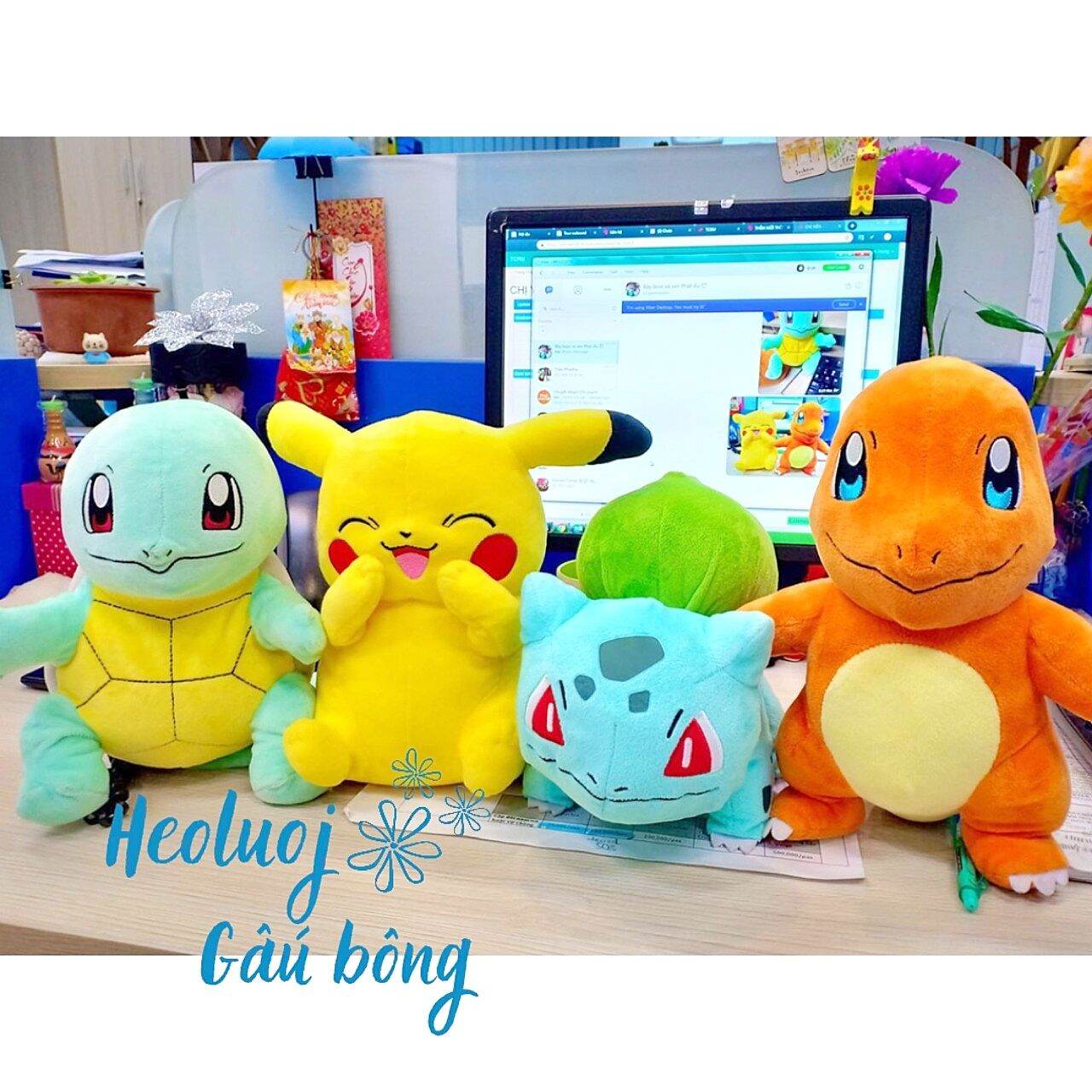gấu bông rồng lửa pokemon