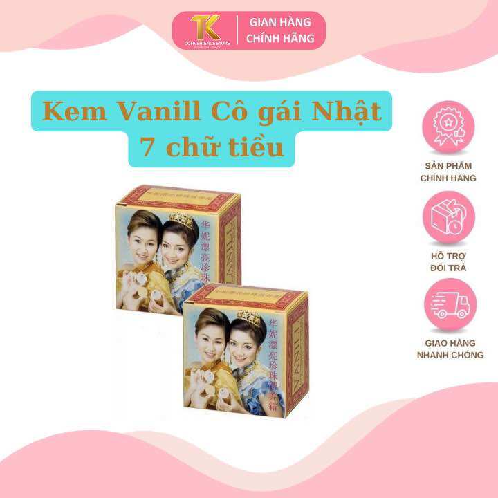Kem Vanill Cô gái Nhật - Kem 7 chữ tiều (hàng sịn)