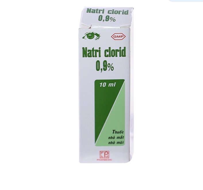 Nhỏ Mắt Mũi Natri Clorid 0,9% Pharmedic (Lốc/10c/10ml)