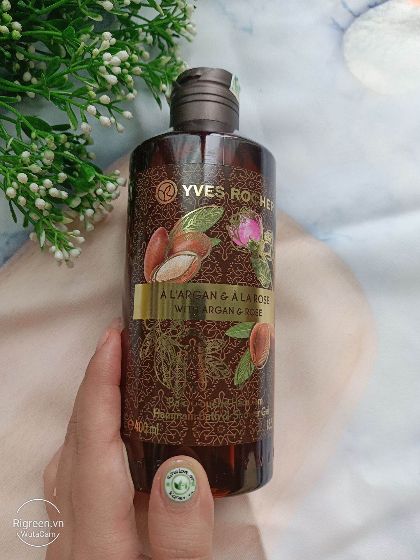 Sữa tắm Yves Rocher chính hãng 400ml Hương Hoa hồng Argan