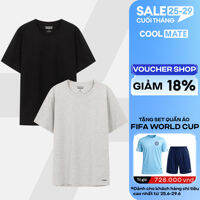 Combo 2 Áo thun nam Cotton Compact ngắn tay phiên bản Premium chống nhăn, thoáng mát nhiều màu - Coolmate