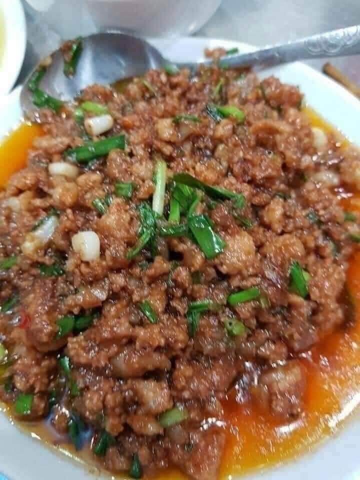 Mắm tép trưng thịt