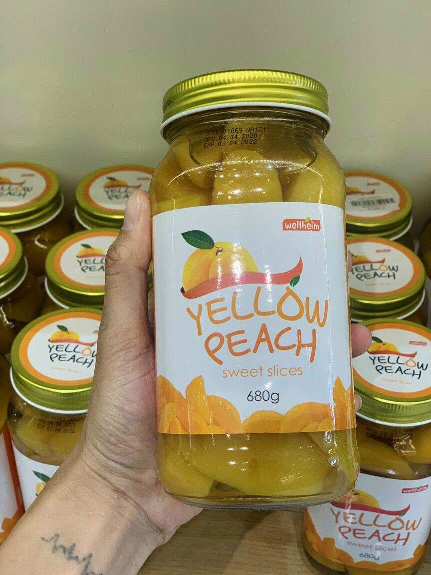 Đào ngâm hàn quốc 680g