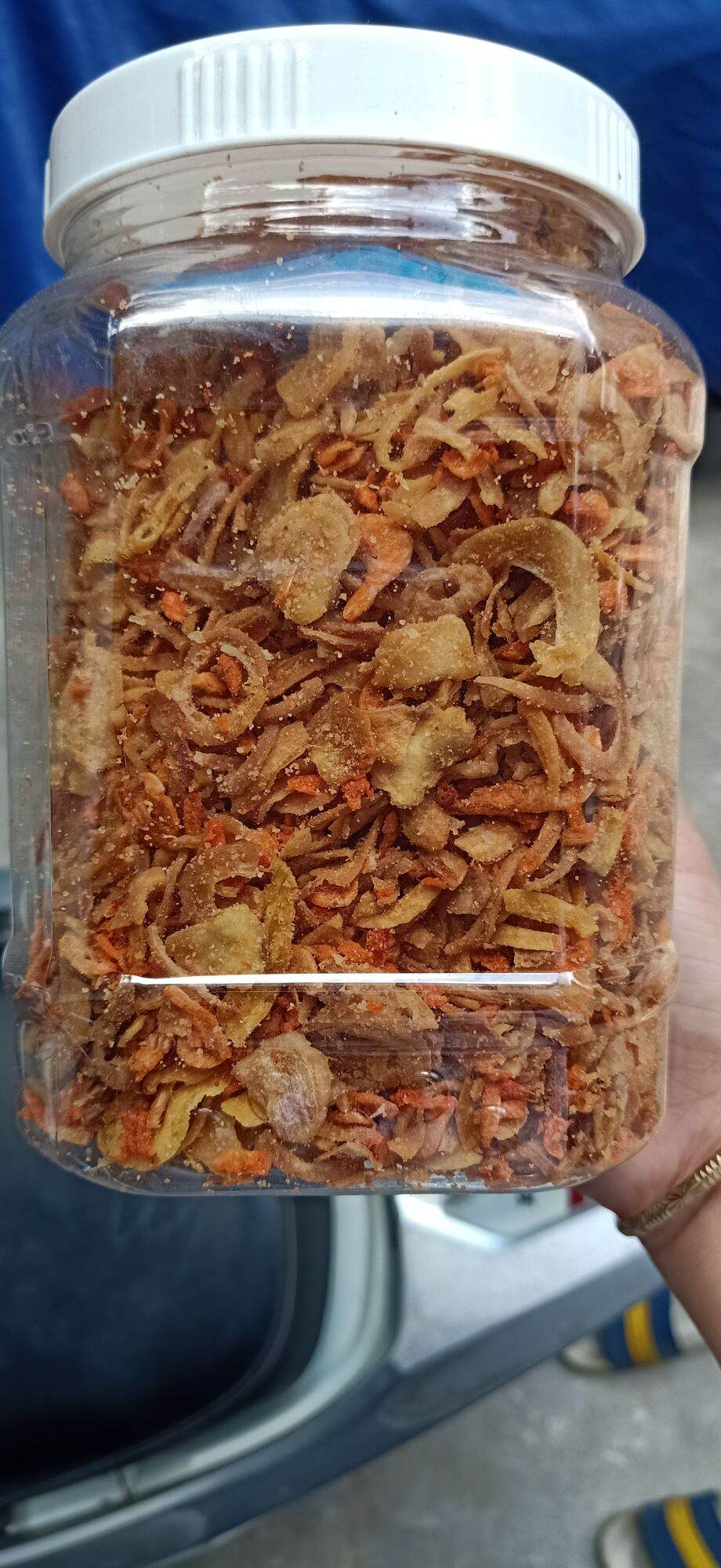 Hủ 500gr muối tép hành phi ngon