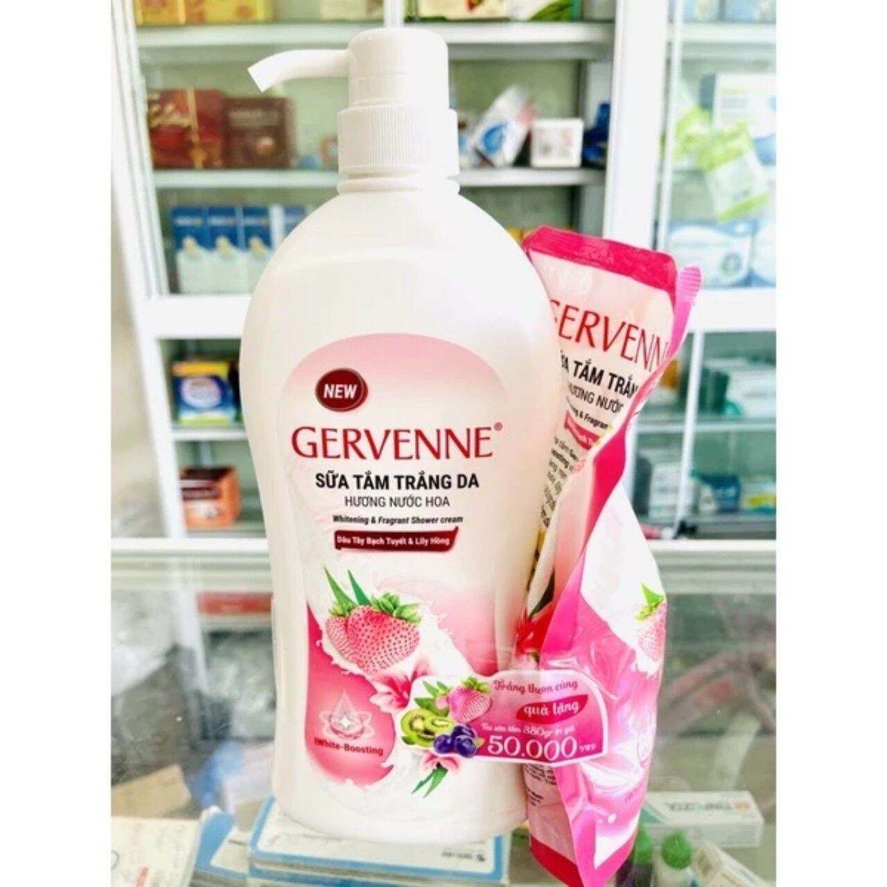 Sữa tắm hương nước hoa Gervenne 900g