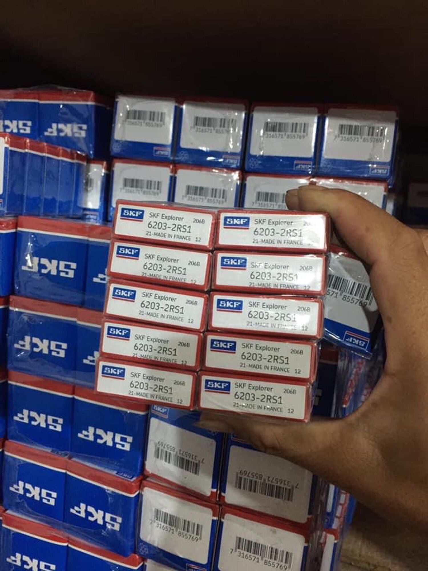 Vòng bi bạc đạn SKF 6203