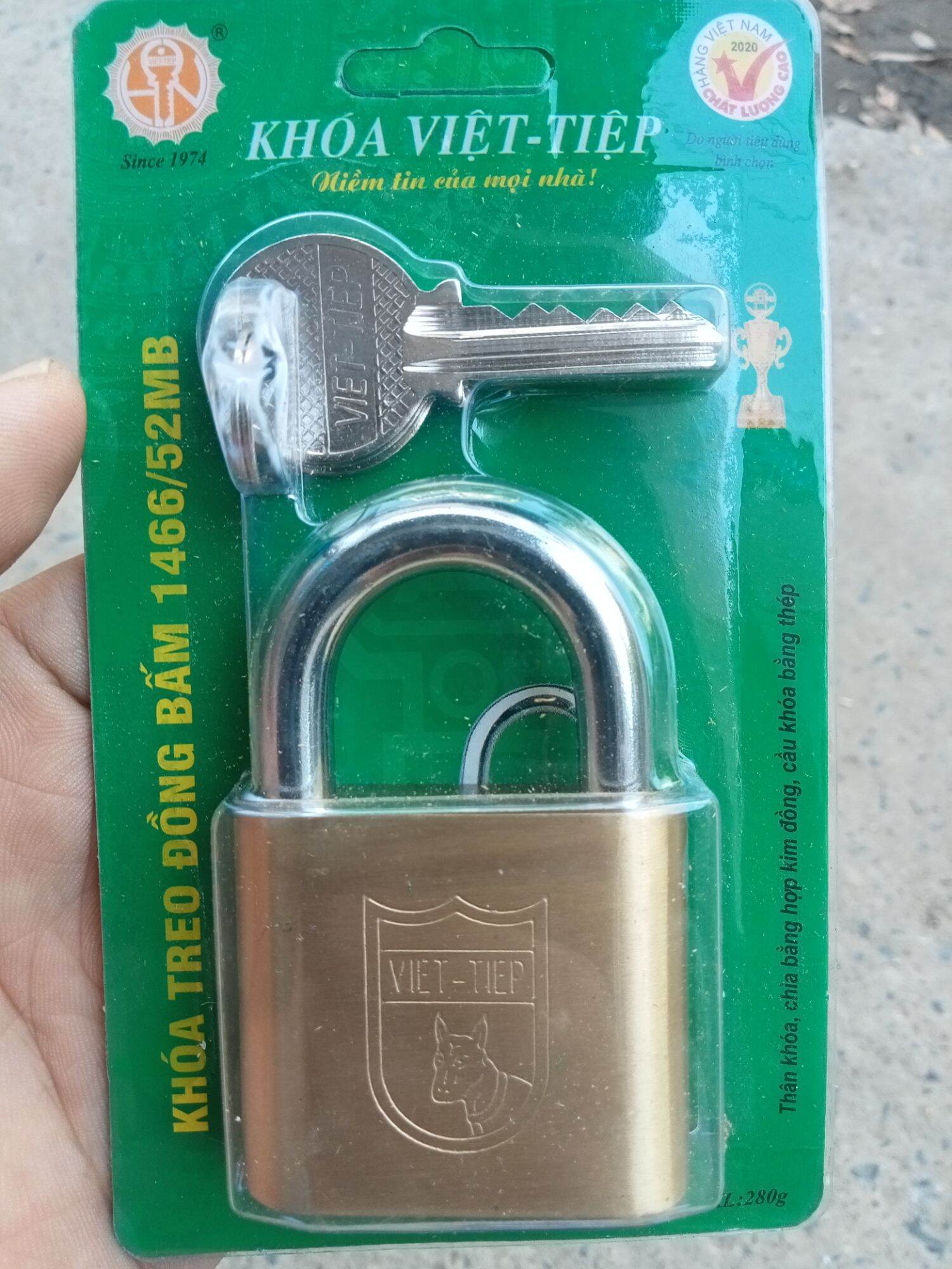 Khoá bấm Việt Tiệp chính hãng