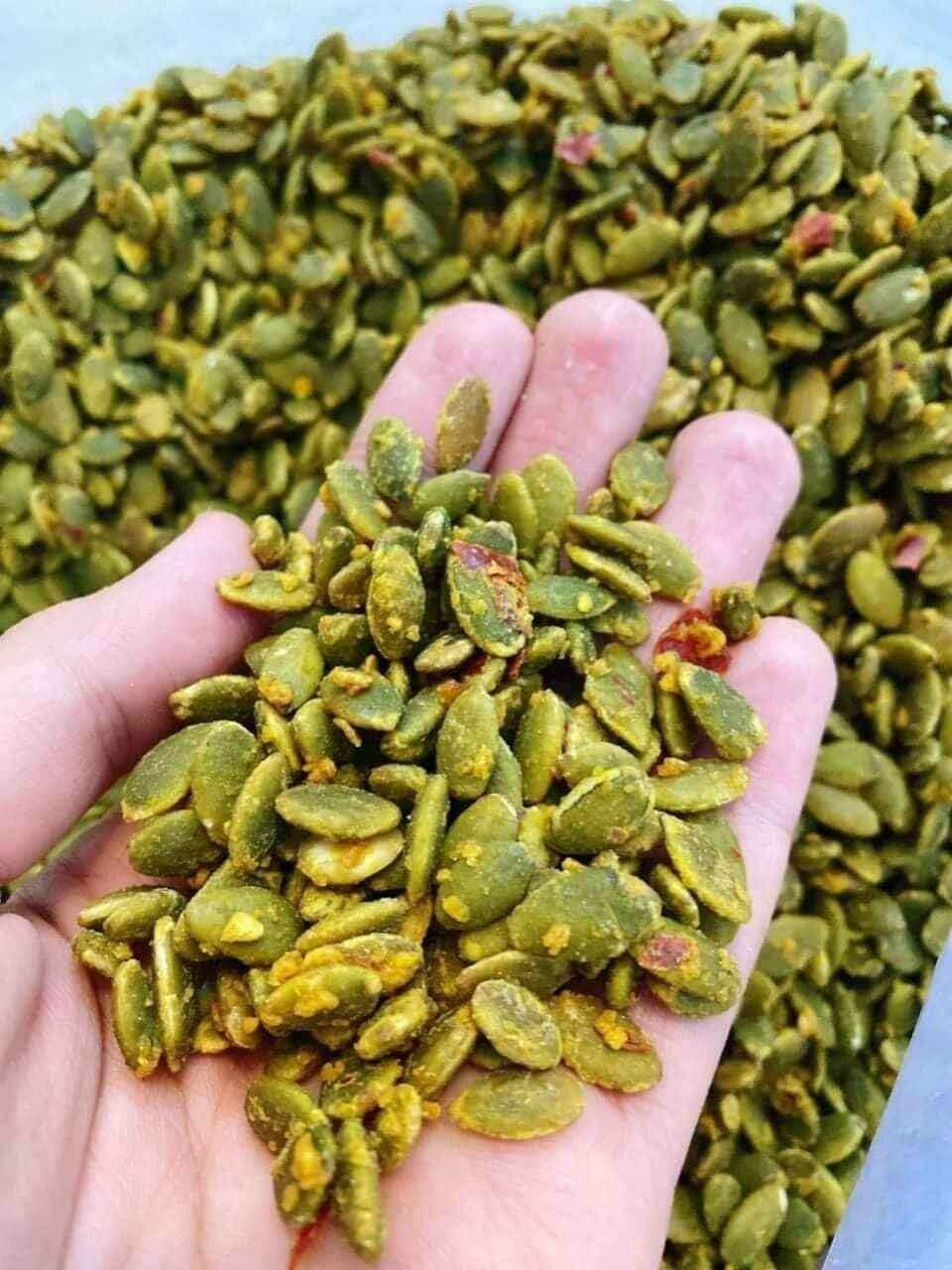 HẠT BÍ XANH RANG TỎI ỚT 500GR
