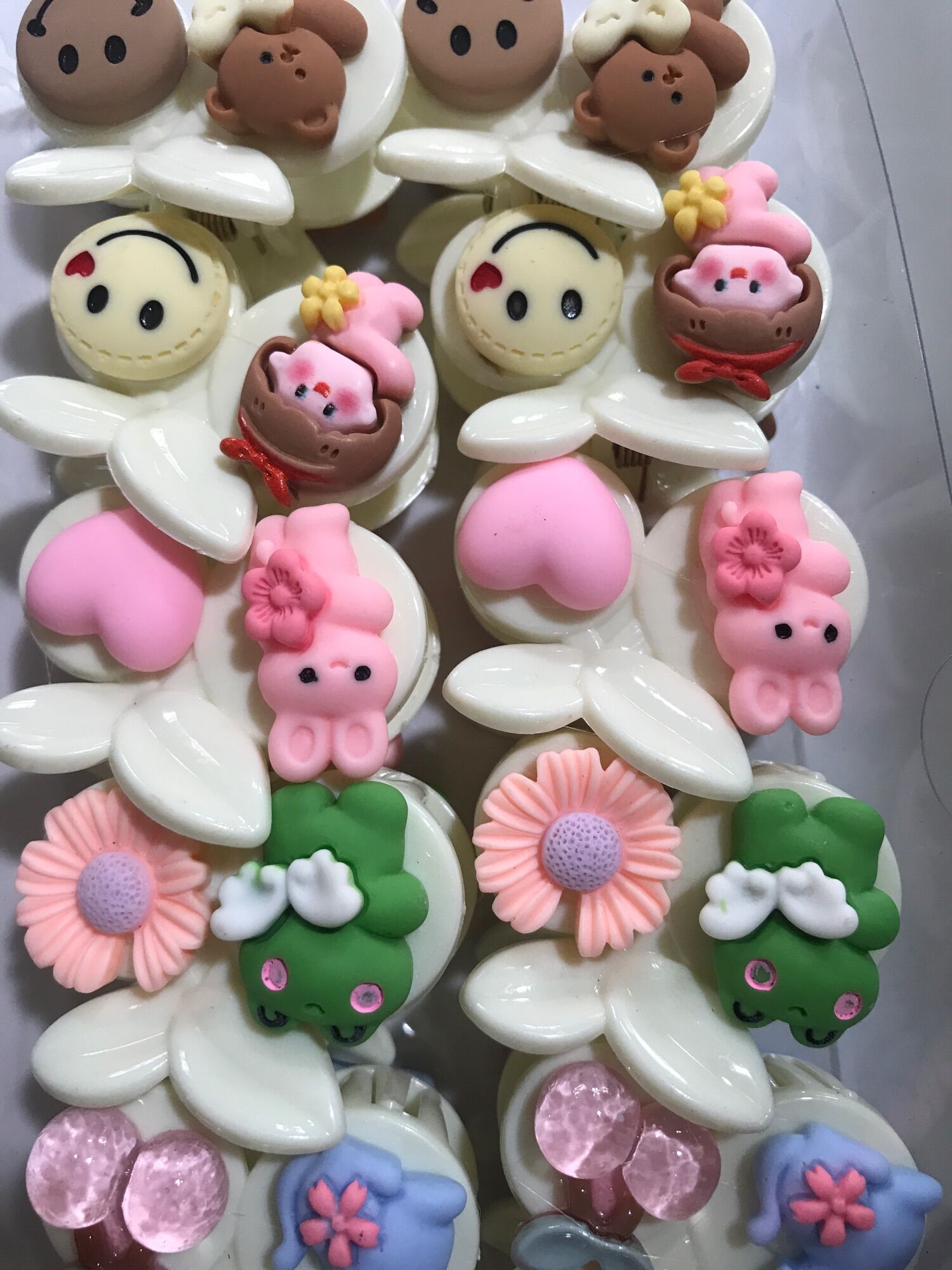 Kẹp tóc cherry cho bé gái đủ màu sắc đủ hình