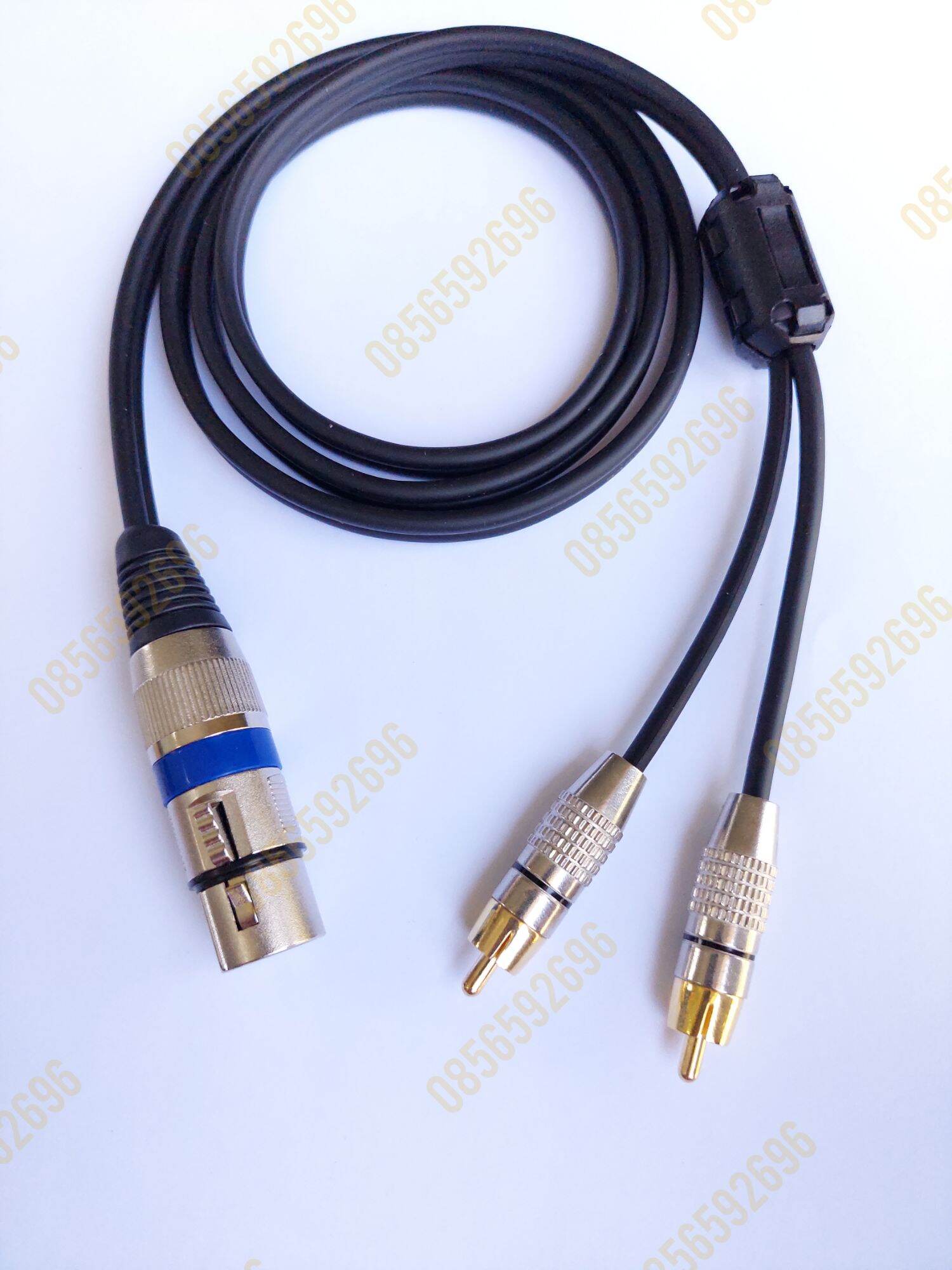 Dây tín hiệu jack canon âm-2 bông sen av