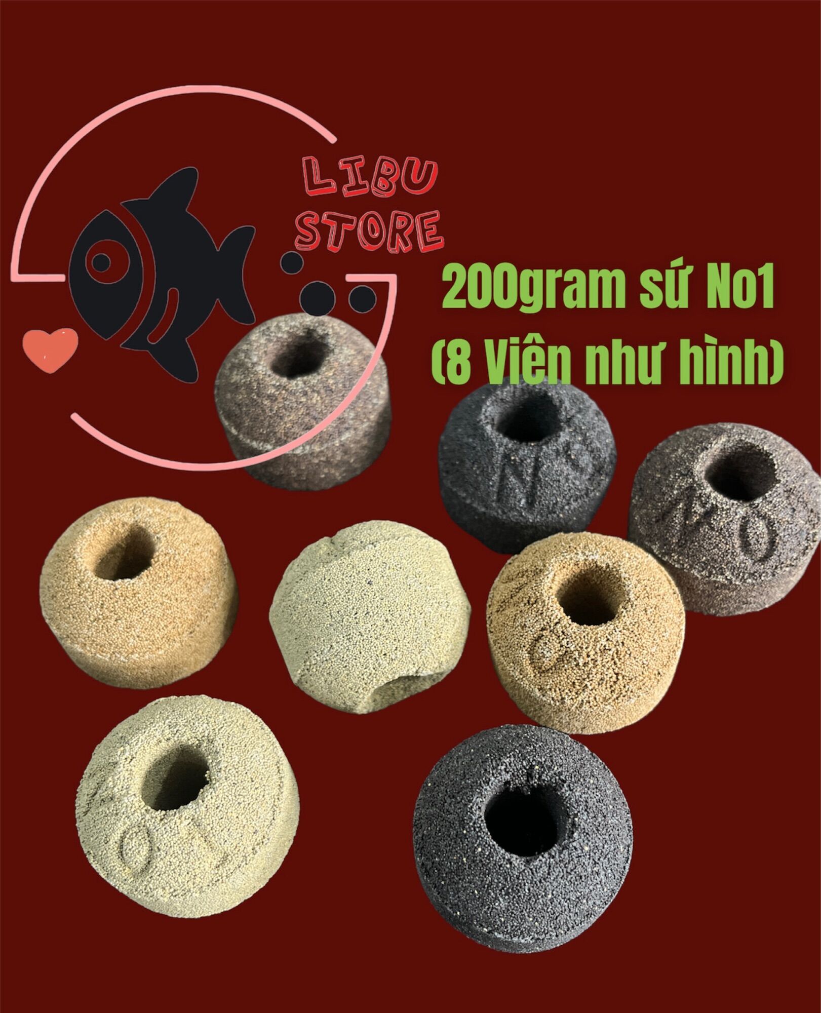Viên sứ lọc tròn 3D Nano Bio No1 - Vật liệu lọc cao cấp cho hồ cá , bể cá