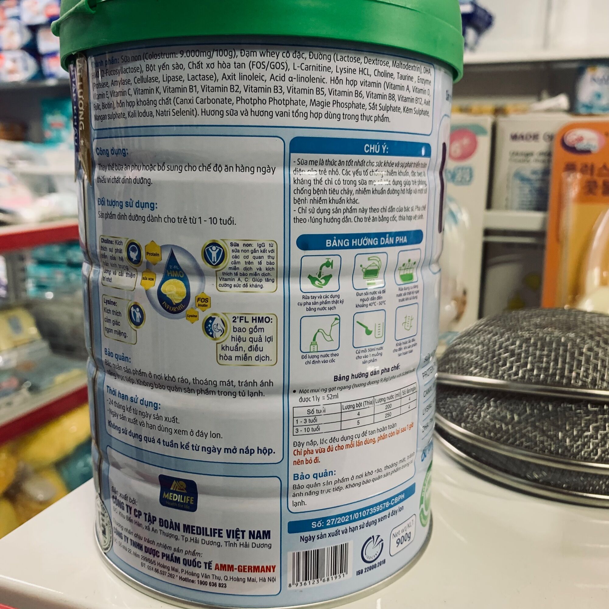 Sữa Informil Colostrum lon 900g Hsd 2025