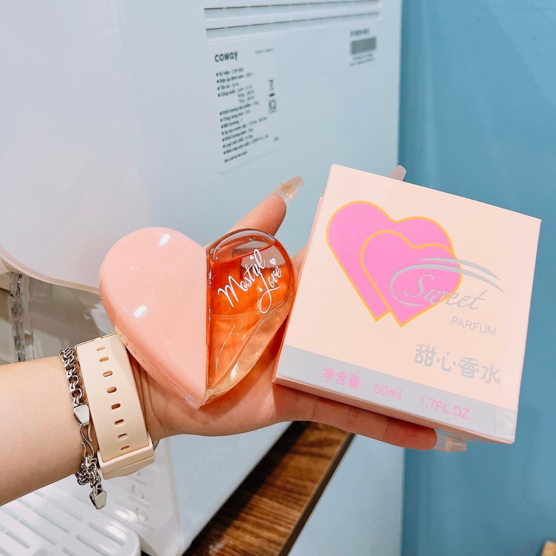 Nước Hoa Trái Tim Hồng From Shimang Just For You 50M Full Hộp Xịn |  Lazada.Vn