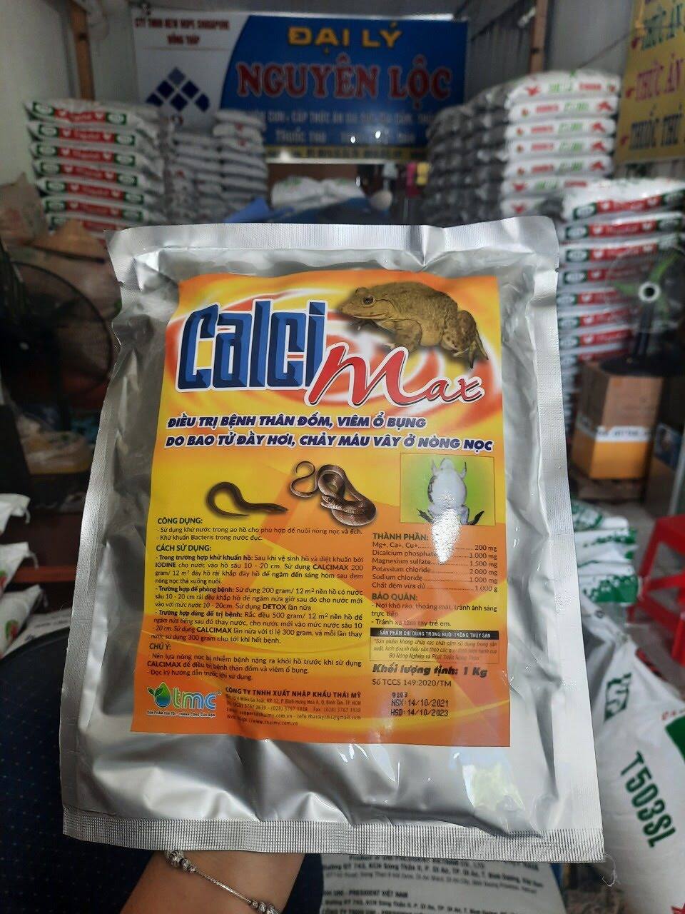Calci max cho lươn cá ếch. Mua 10 tặng 1