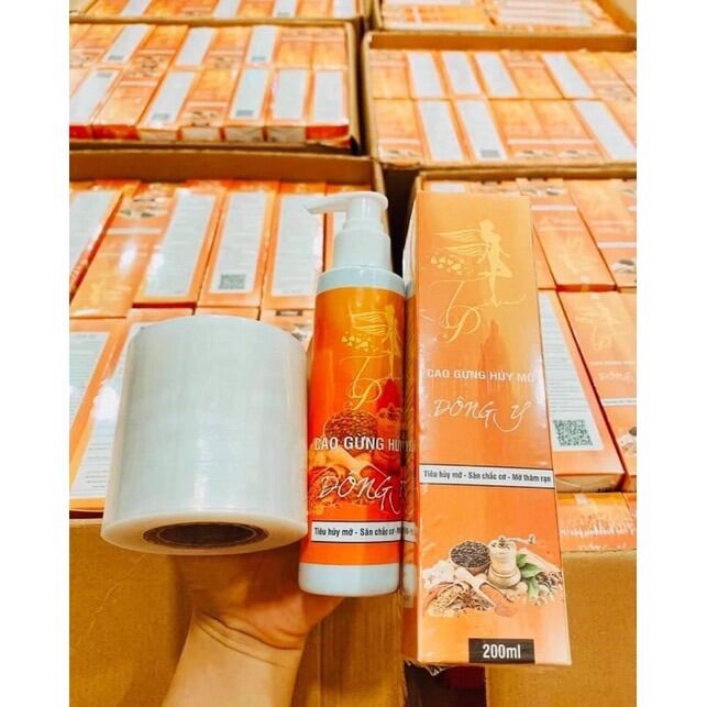 Combo 2 chai cao gừng huỷ mỡ đông y giảm mỡ giảm rạn da sau sinh