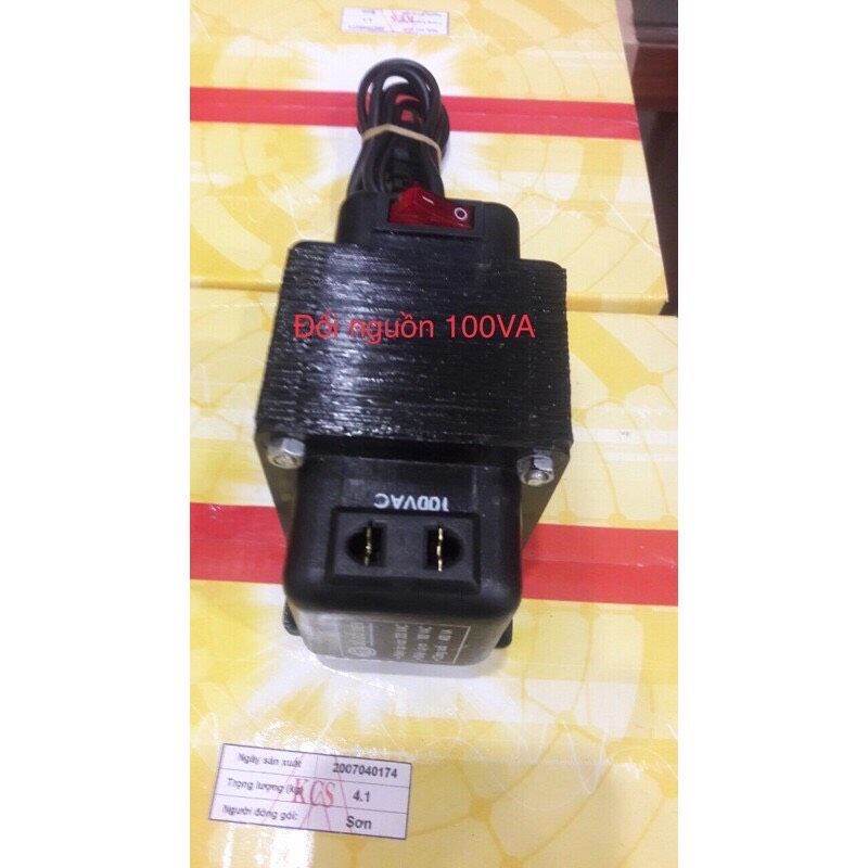 Đổi nguồn điện từ 220v sang 100v . công suất 100w