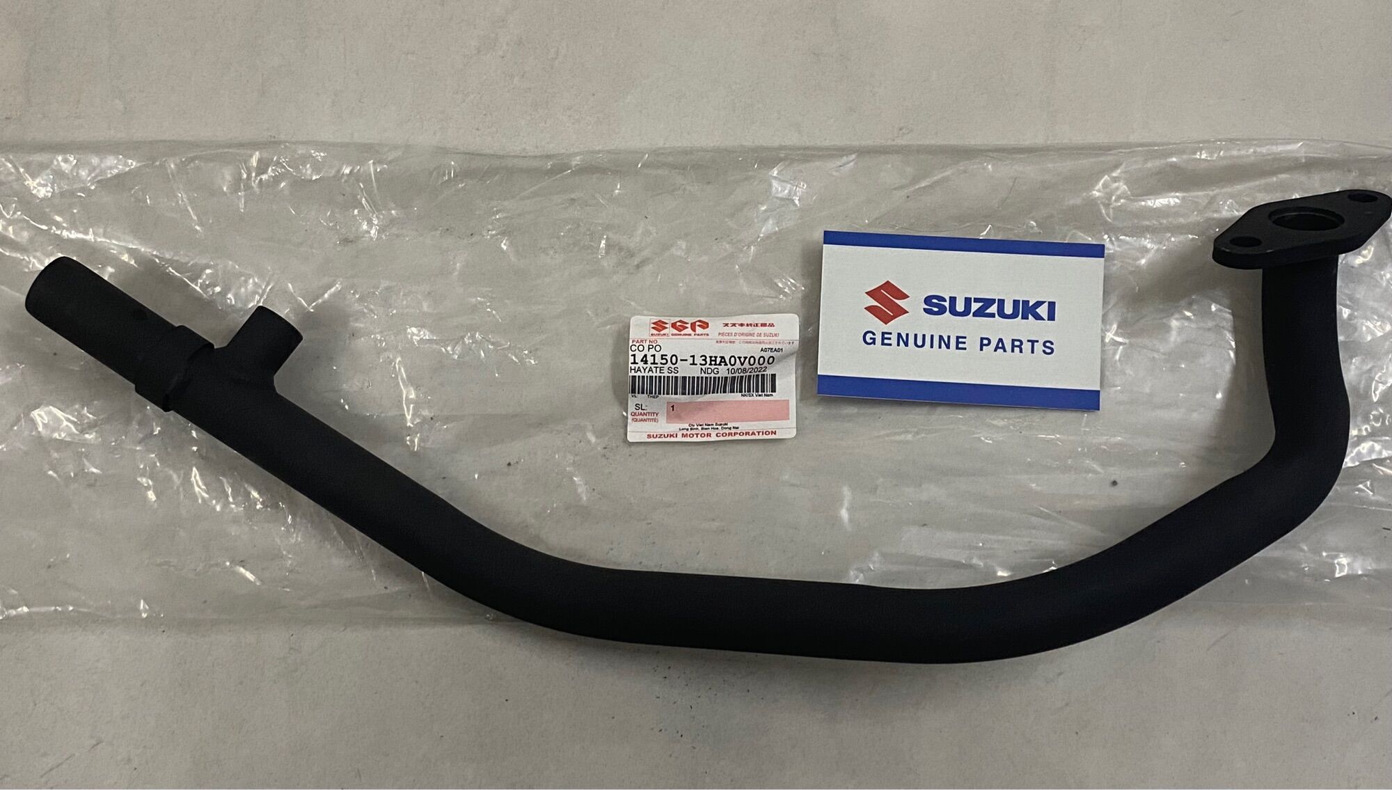 Cổ pô hayate ss fi impulse 125 suzuki chính hãng