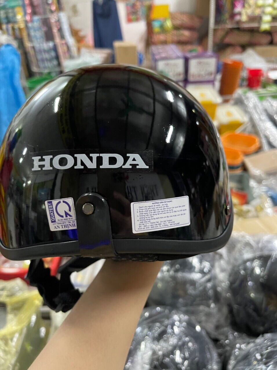 Mũ bảo hiểm honda nửa đầu