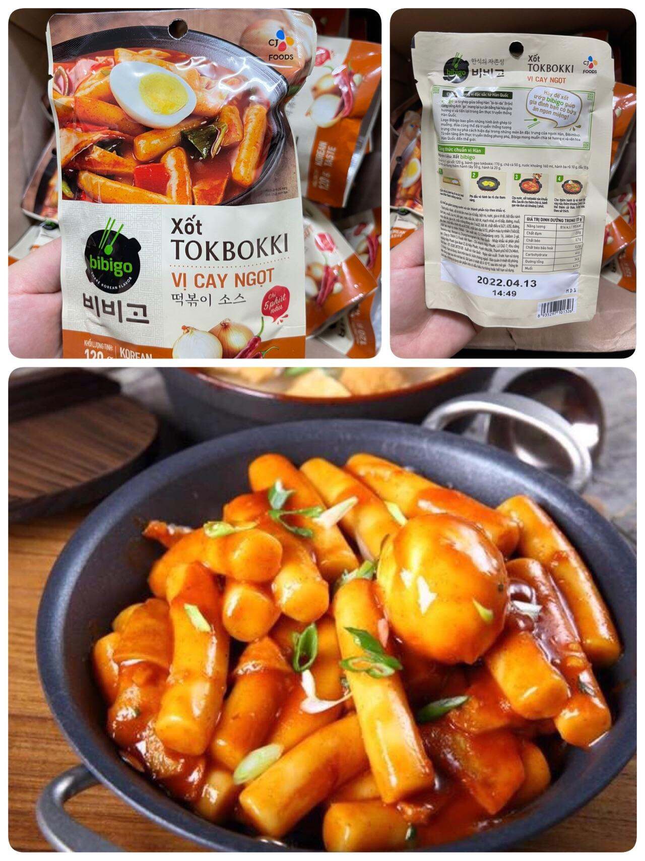 Xốt tokbokki vị cay ngọt CJ 120g