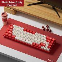 Bàn phím cơ AJAZZ AK680 87 phím nhỏ gọn có dây chơi game và văn phòng công tắc thay thế nóng công tắc đỏ xanh mòng két