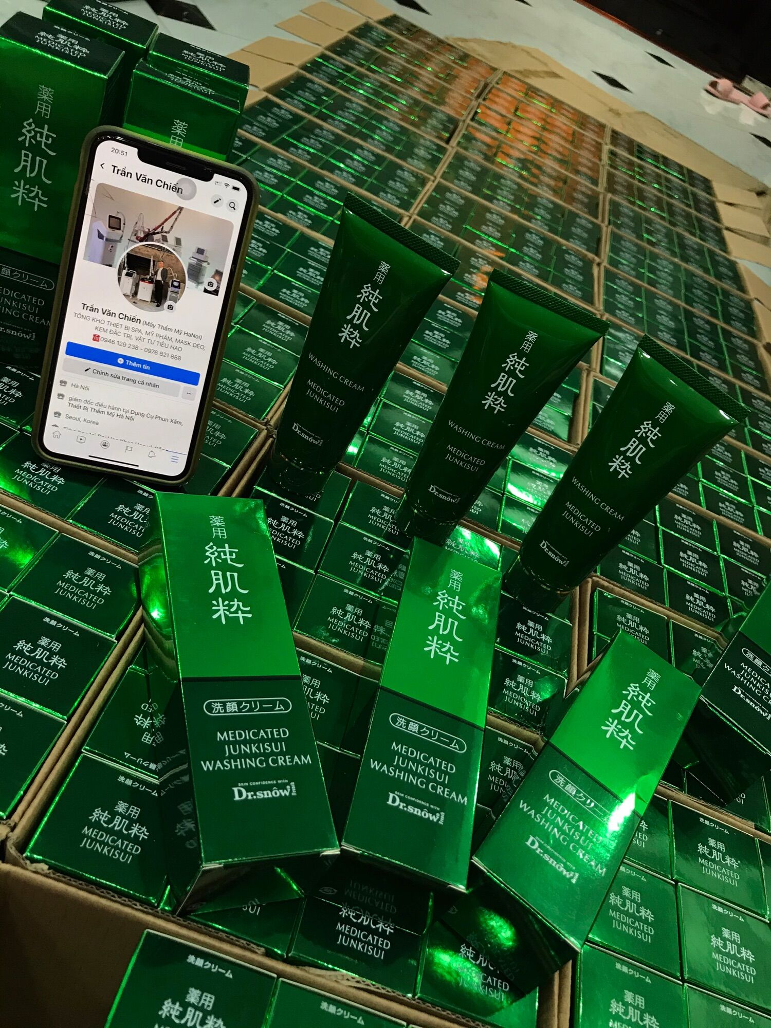 Sữa rửa mặt Dr.snow Nhật Bản