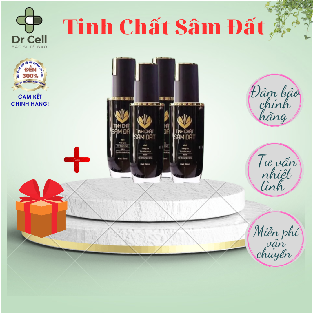 Tinh chất sâm đất tái tạo da triệt tiêu tất cả các loại mụn.